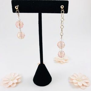 Beautiful Pink Swarovski Earrings